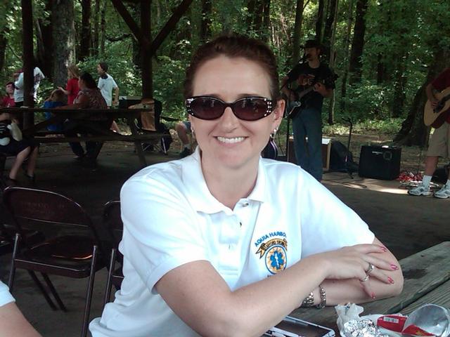 Erin at picnic